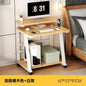 Official New Small Computer Desk Desktop Double-La Mini study Home Desk Mobile Bedside Table Net Class Simple Small Apartment